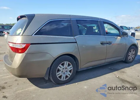 2013 Honda Odyssey Lx z USA, uszkodzony, nr VIN 5FNRL5H21DB047451